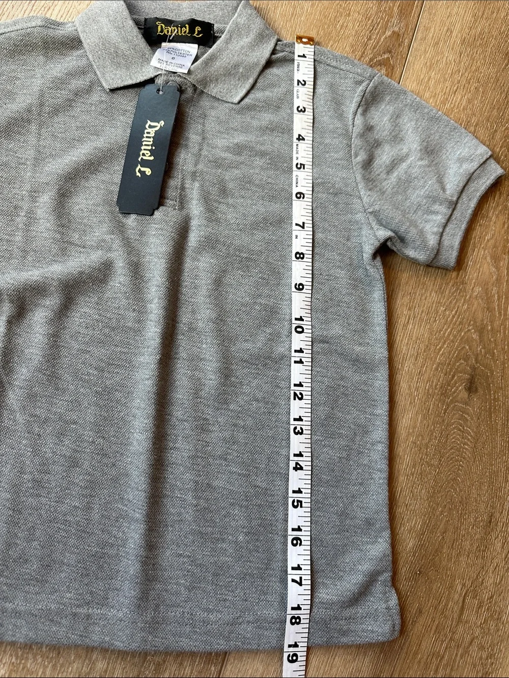 Kids’ Daniel L Gray Short Sleeve Polo Shirt NWT Size 6
